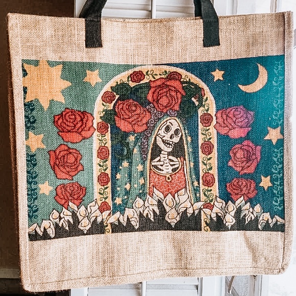 Day of the Dead ππ₯ Boho tote - Picture 5 of 6
